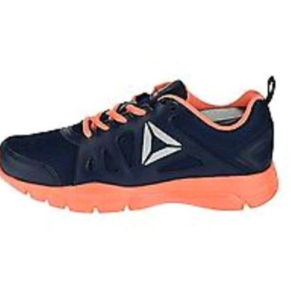 Reebok Women's Trainfusion Nine 2.0 BD4800 Running Shoes Navy Blue Coral Sz 6.5